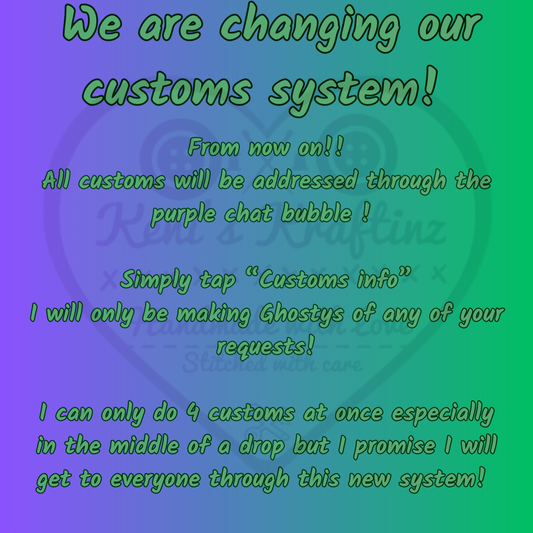 👻‼️Customs information‼️👻