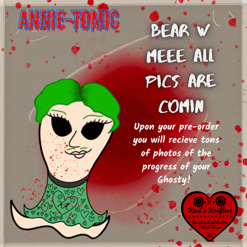 Annie Tomic RARE #1 Heart Ghosty PREORDER