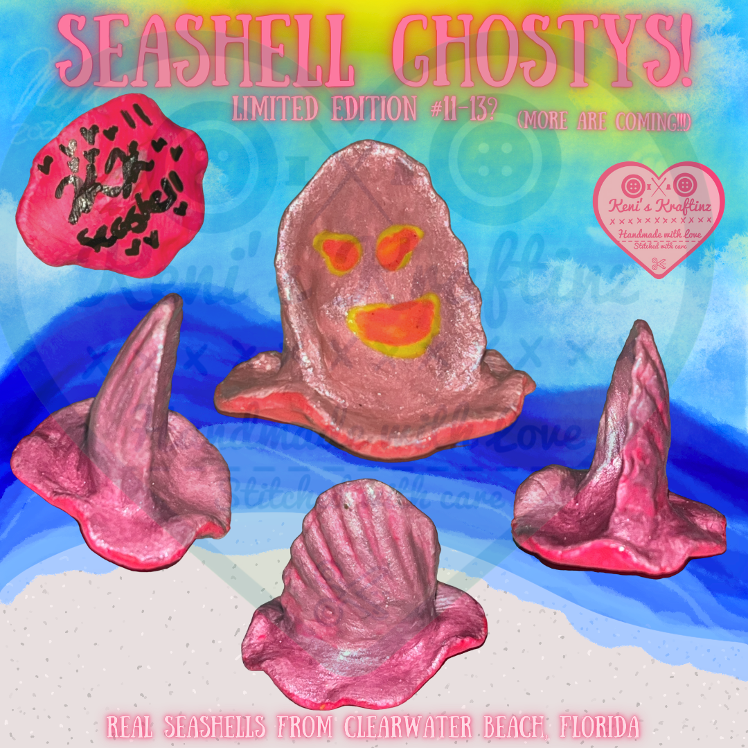 REAL Seashell Ghostys!