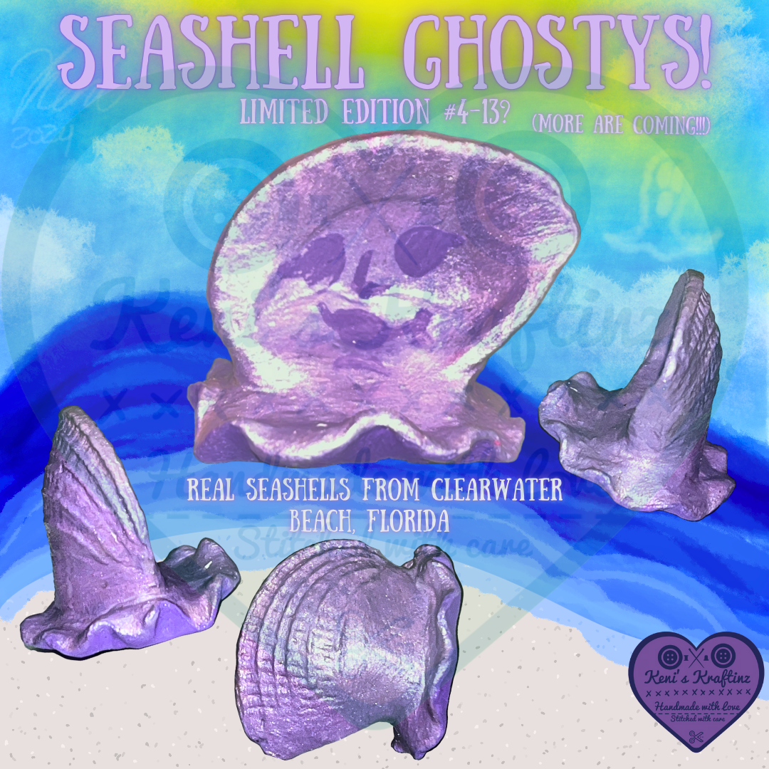 REAL Seashell Ghostys!