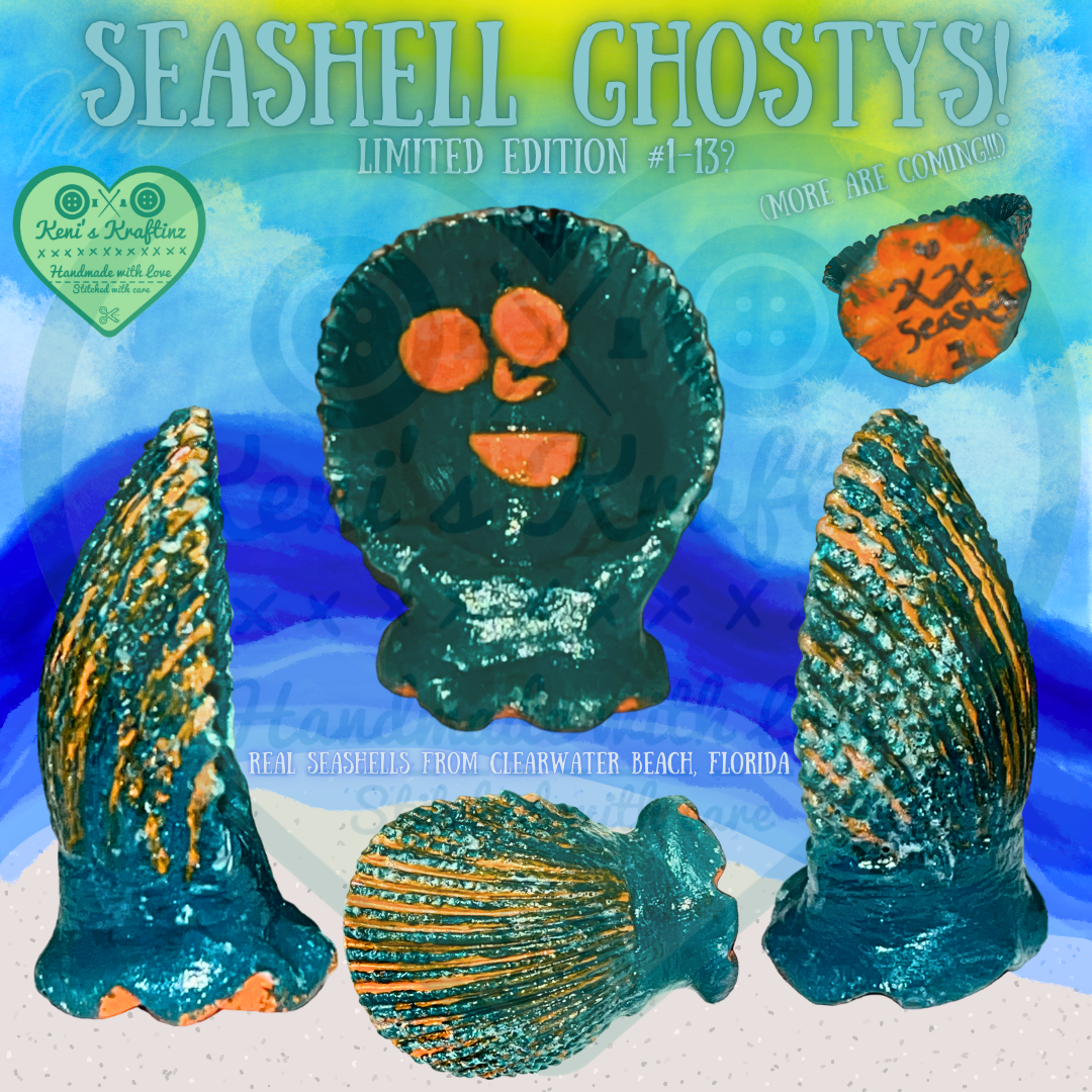 REAL Seashell Ghostys!