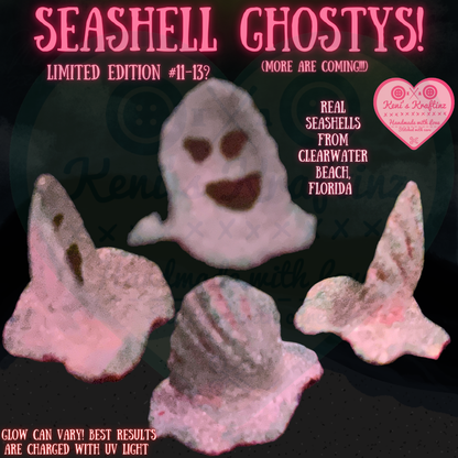 REAL Seashell Ghostys!