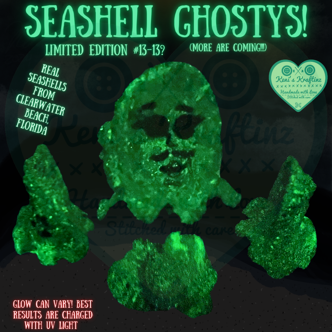 REAL Seashell Ghostys!