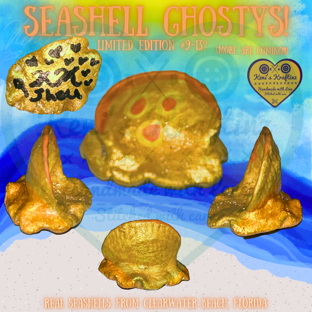 REAL Seashell Ghostys!