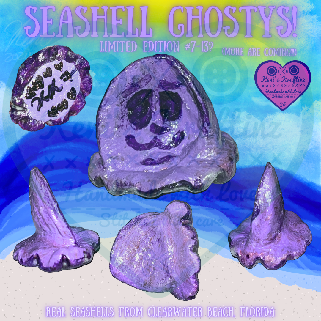 REAL Seashell Ghostys!