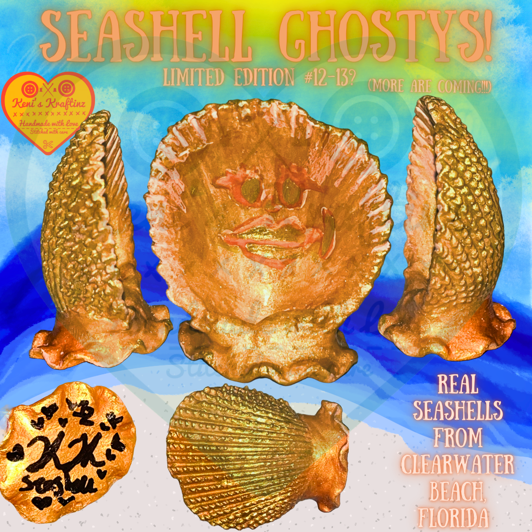 REAL Seashell Ghostys!