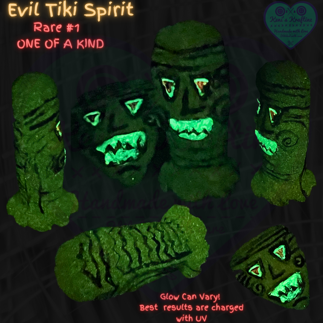 Evil Spirit Tiki RARE #1 KKraftinz EXCLUSIVE