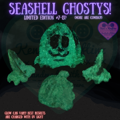 REAL Seashell Ghostys!