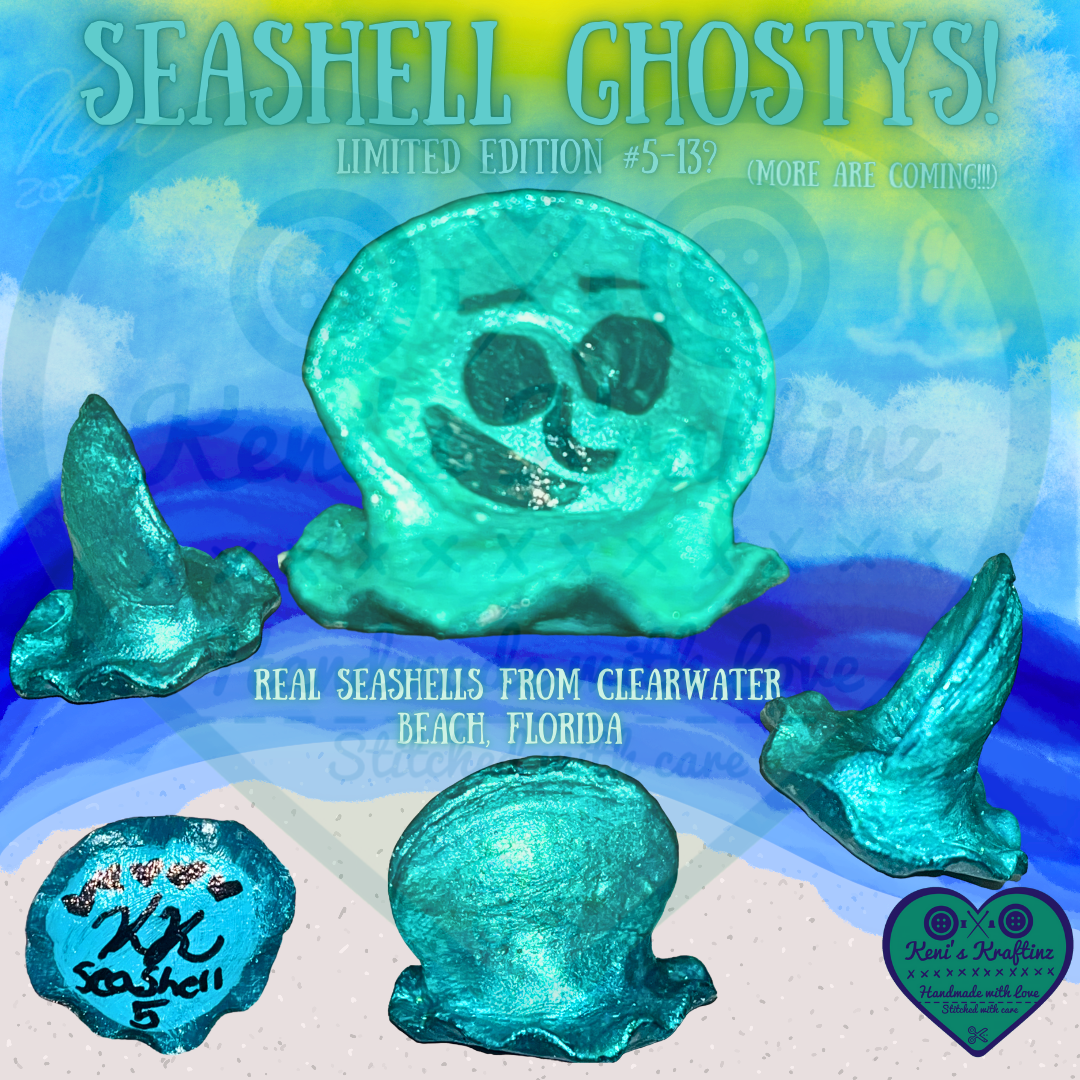 REAL Seashell Ghostys!