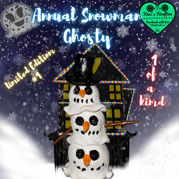 FIRST ANNUAL SNOWMAN GHOSTY #1 LIMITED EDITION