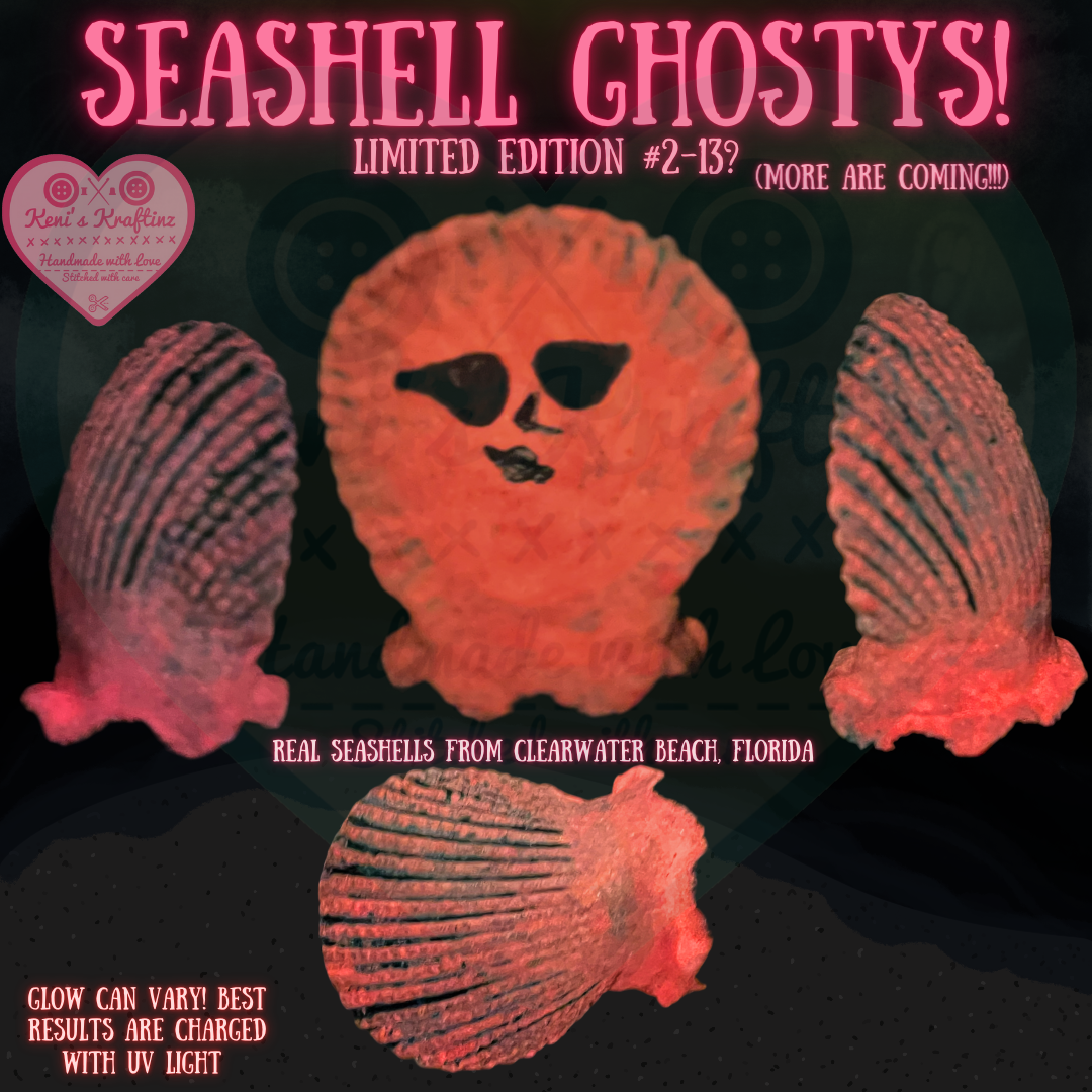 REAL Seashell Ghostys!