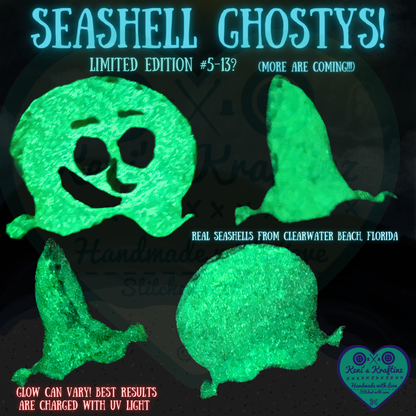 REAL Seashell Ghostys!