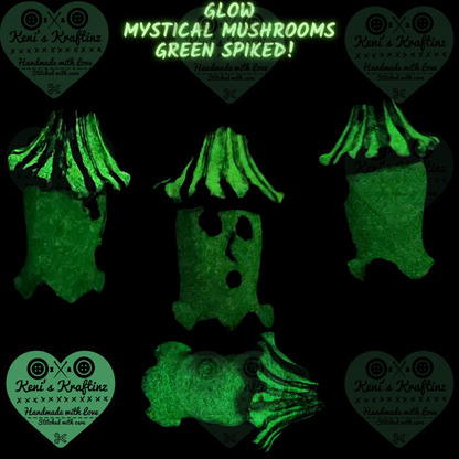 Mystical Mushrooms| Green Spiked