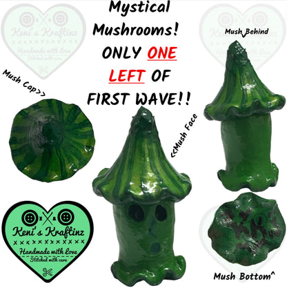 Mystical Mushrooms| Green Spiked